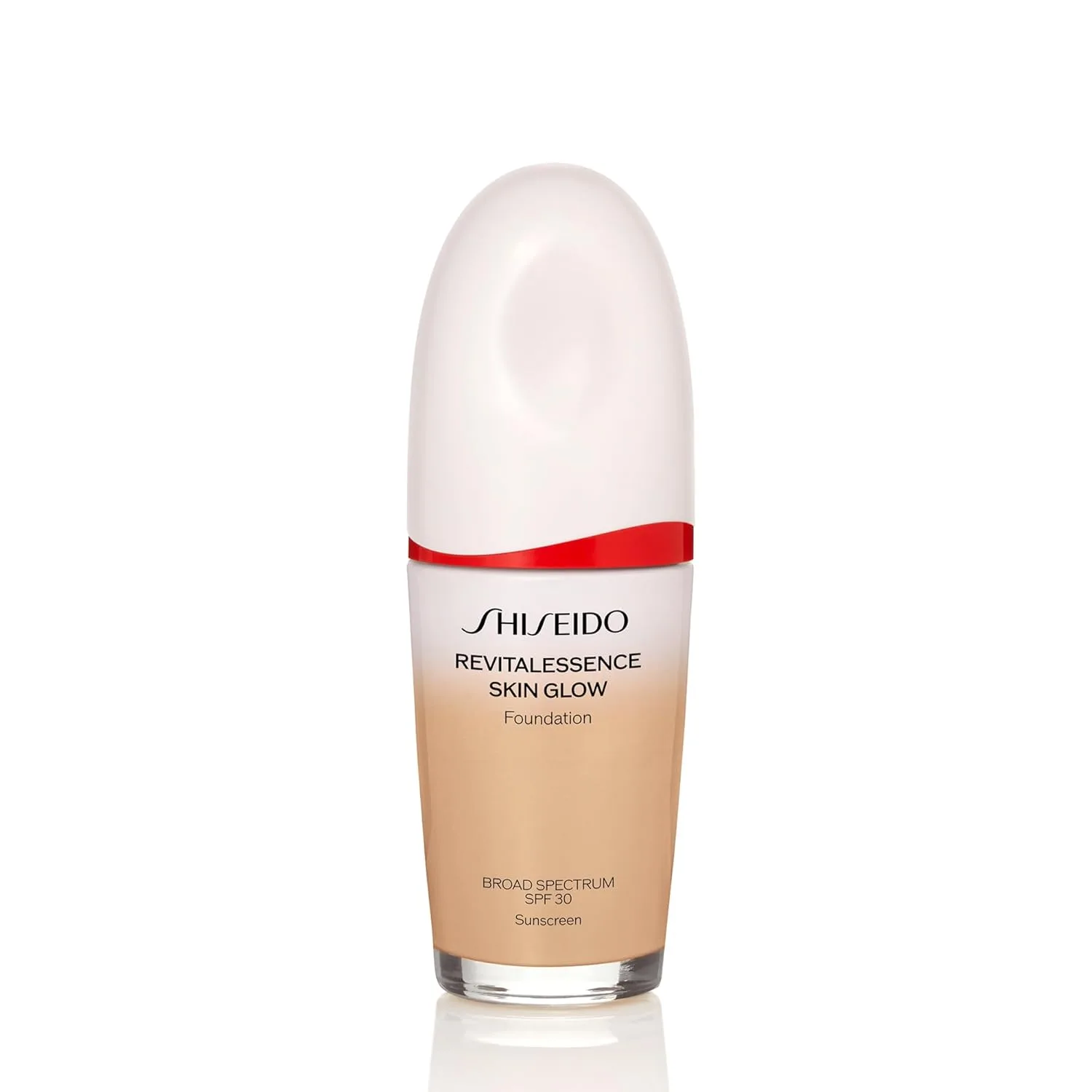 Shiseido RevitalEssence Skin Glow Foundation SPF 30 - тональный крем с наращиваемым средним покрытием, 24-часовая гидратация и 12-часовое ношение, устойчив к переносу, заломам и выцветанию, некомедогенный, для всех типов кожи 29,6 мл (1 шт.), 31...