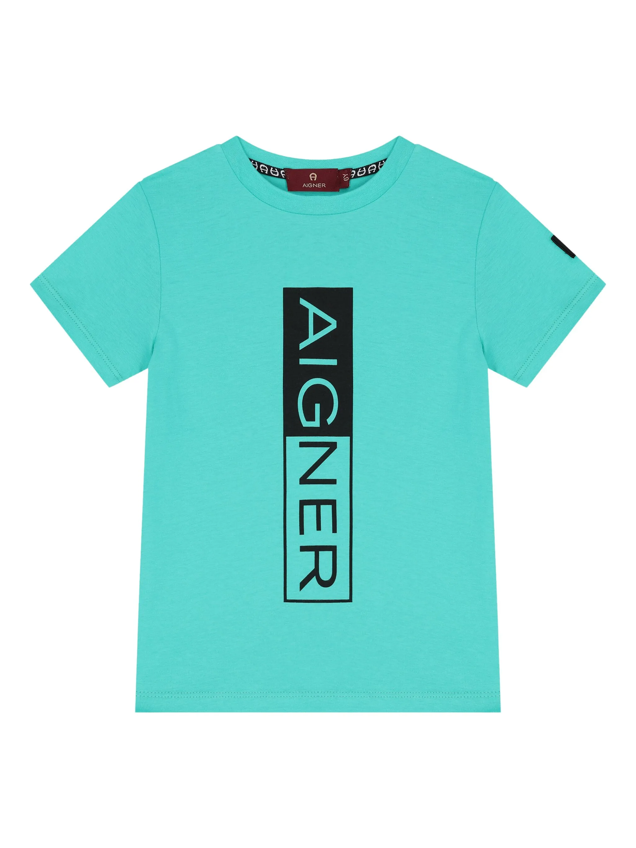 

Футболка с логотипом Aigner Kids, зеленый