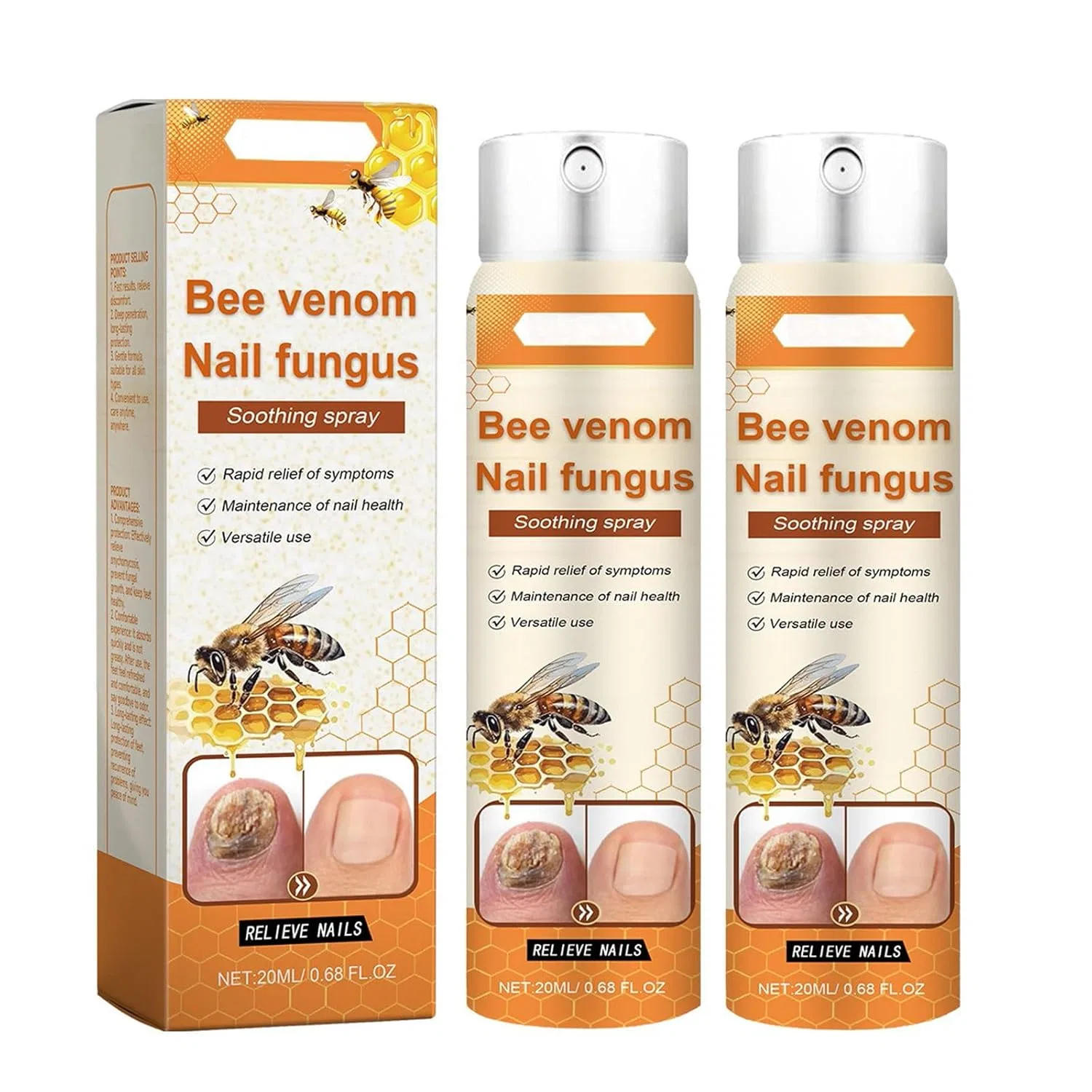 Сыворотка для ногтей с пчелиным ядом Nail Defence (2 шт.) Generisch