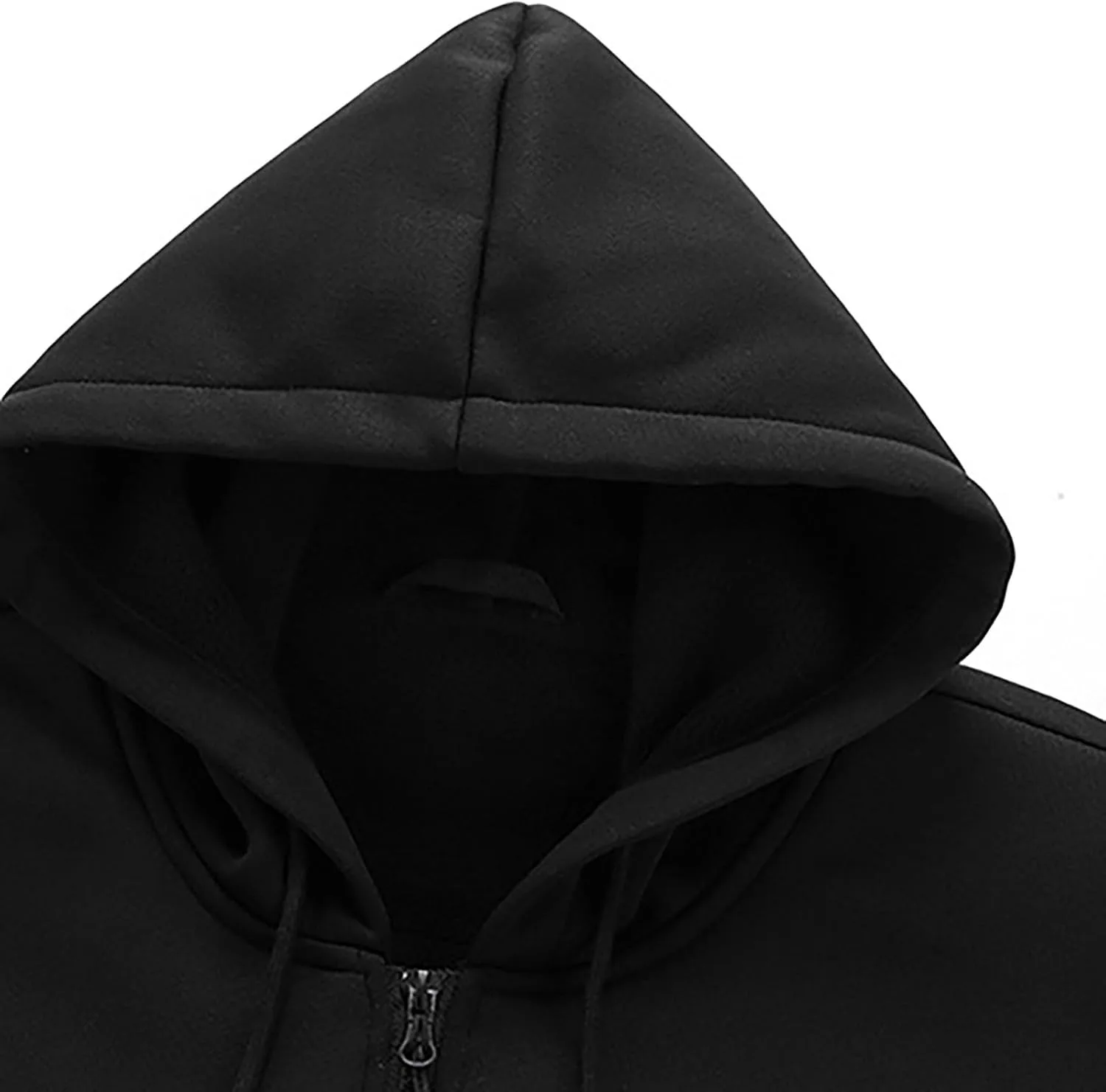 Теплый зимний худи Unisex Plus Size — фото 3