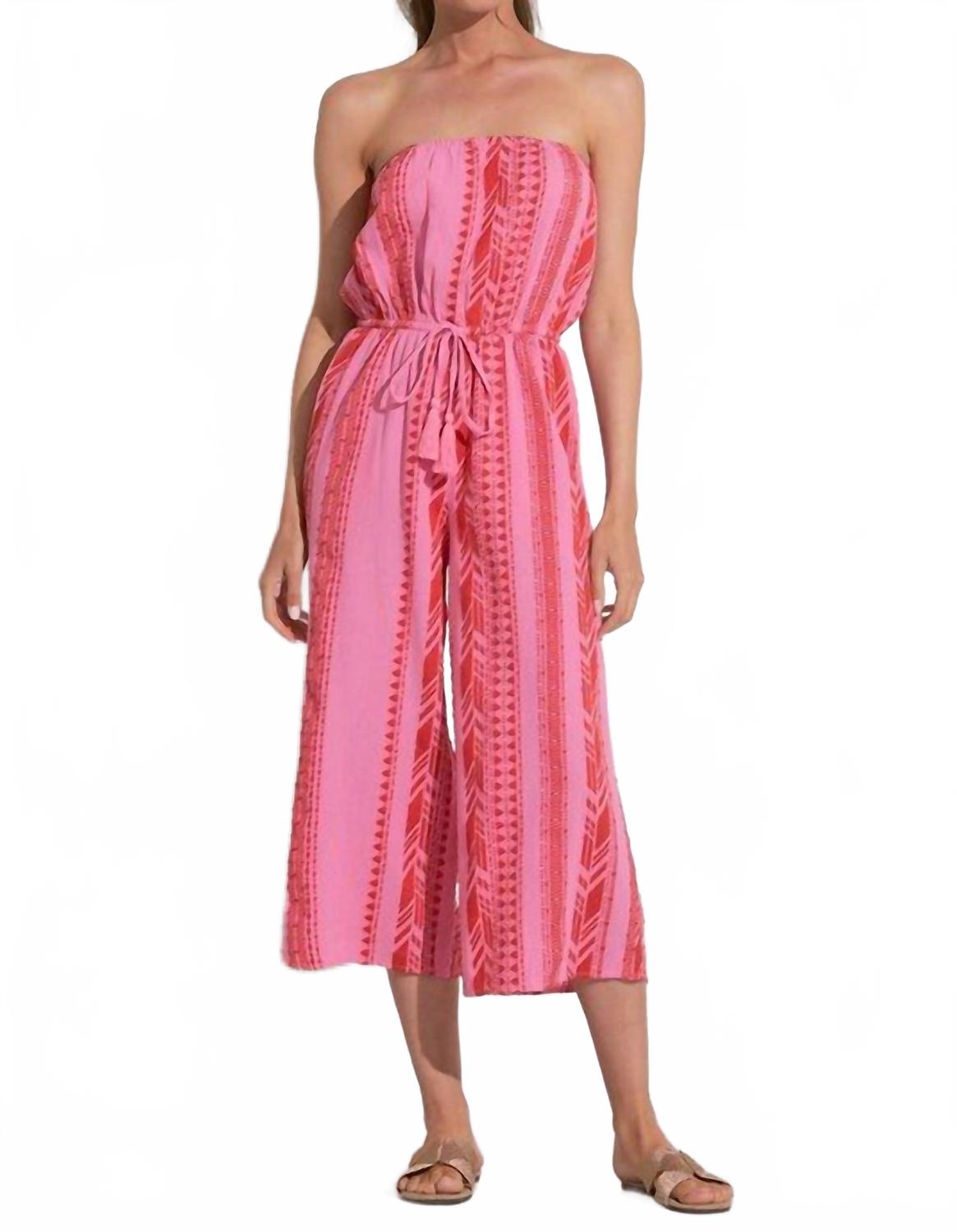 

Джемпер Caro без бретелек красного цвета Elan, красный