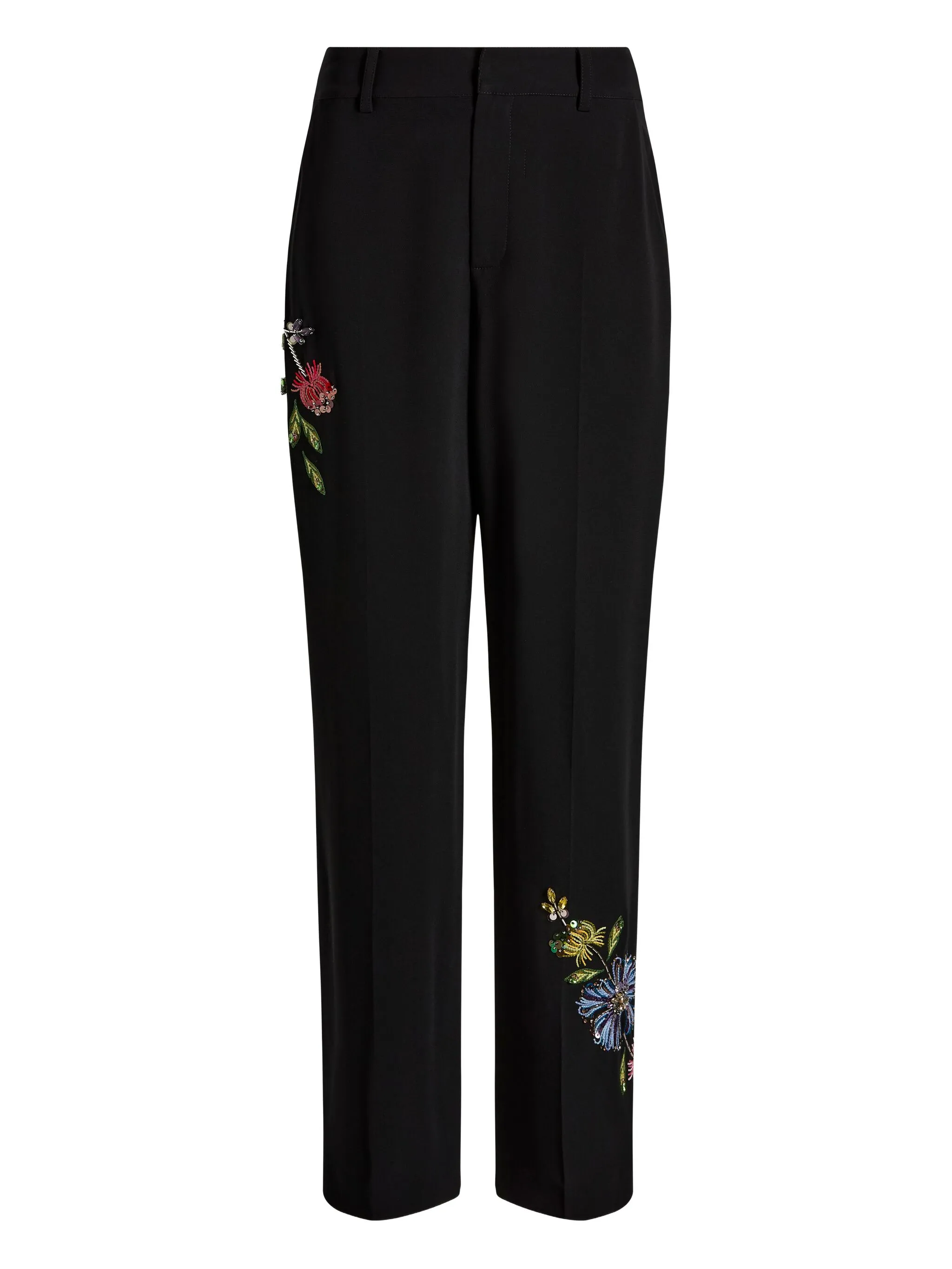 

Брюки Harlan с цветочным принтом Cinq A Sept, черный