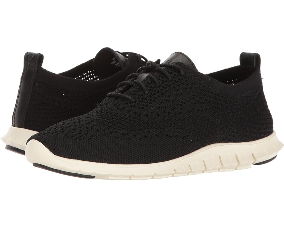 

Оксфорды Cole Haan Zerogrand Stitchlite Oxford, цвет Black Knit/Leather/Ivory