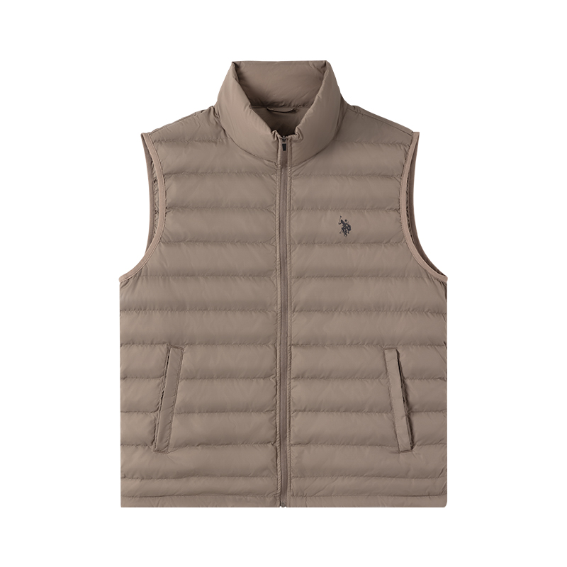U.S. POLO ASSN. Пуховая жилетка для мужчин, Khaki