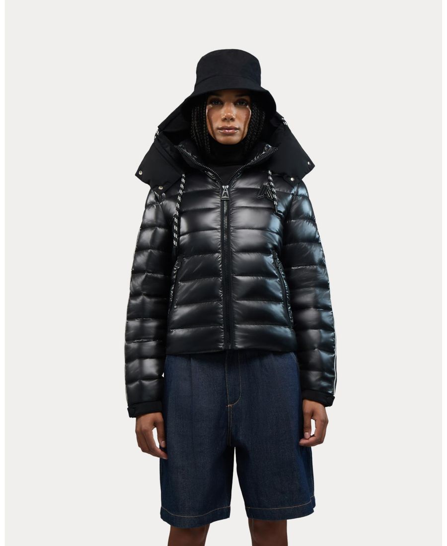 

Женская легкая пуховая куртка Rousset с контрастной отделкой Alpenhaus, Black