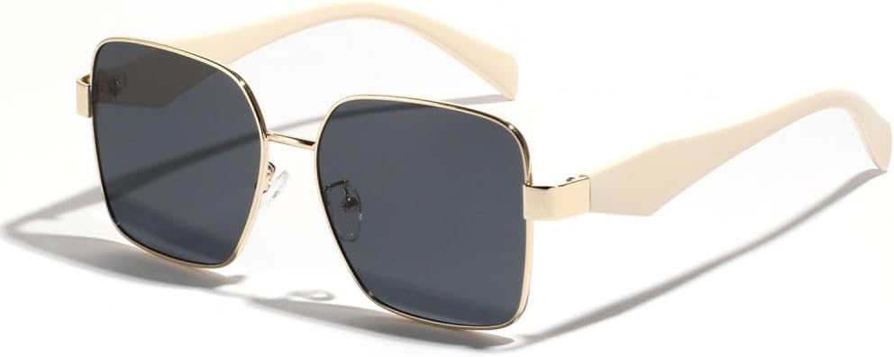 

Солнцезащитные очки в стиле ретро, ​​квадратной формы, 2026 год, для женщин и мужчин, классический винтаж, защита от УФ-излучения UV400 для использования на открытом воздухе MTZJH, One Color