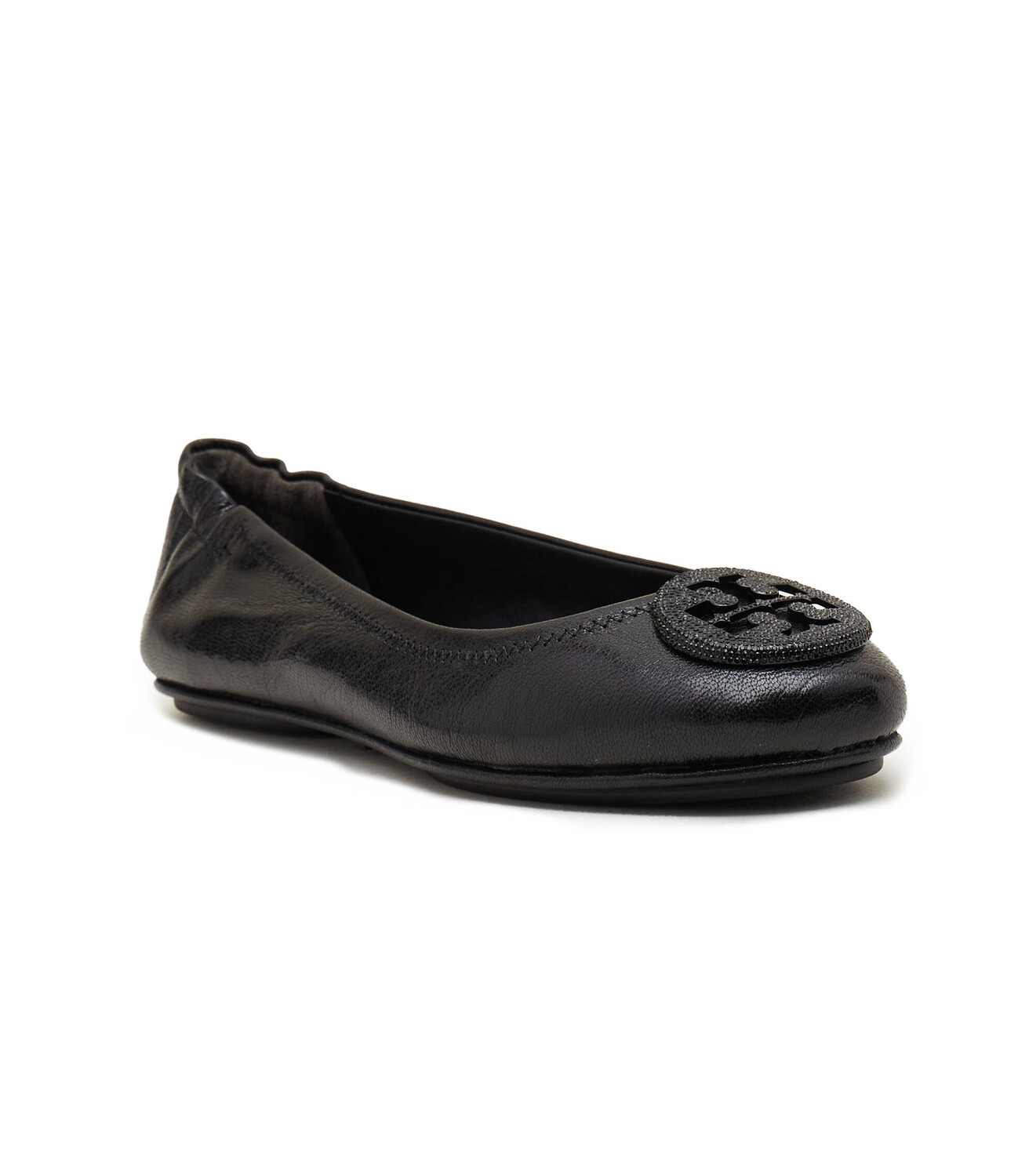 Балетки TORY BURCHMINNIE TRAVEL BALLET PAVE, черный
