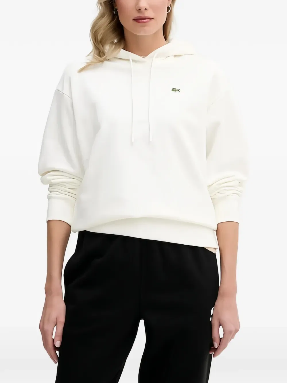 Худи Lacoste Нейтральный с логотипом, экрю