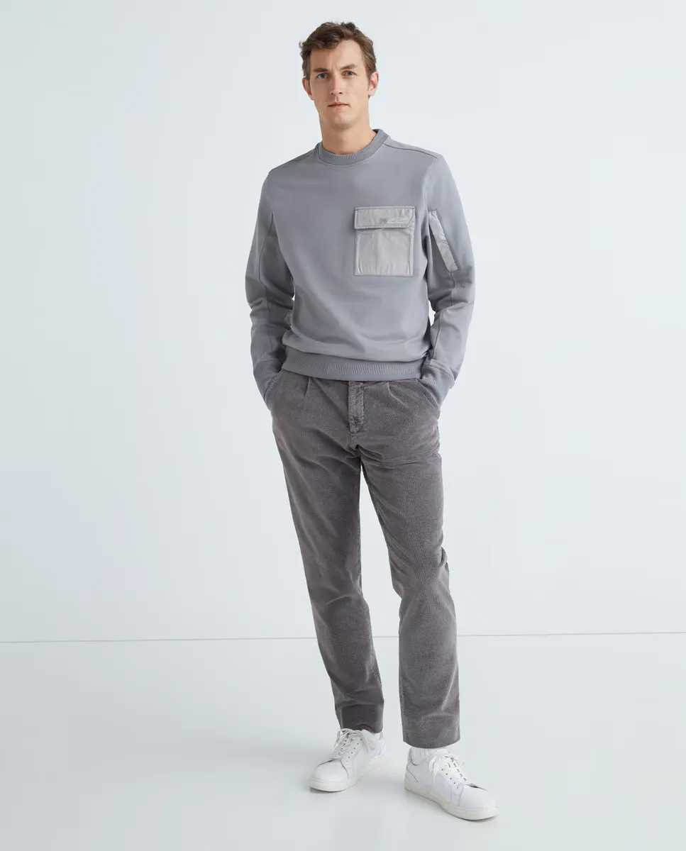 

Плиссированные мужские брюки Paul Smith, темно-серый