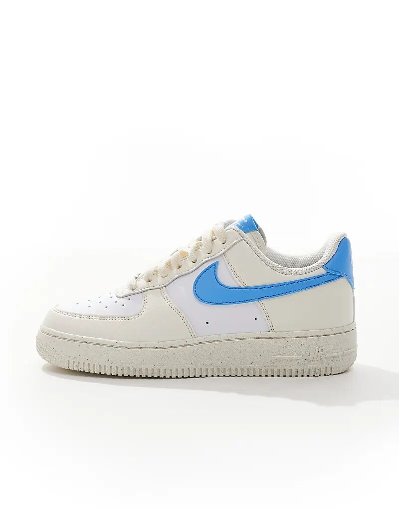 Кроссовки Nike Air Force 1 '07 NN в кремово-синих тонах — фото 2