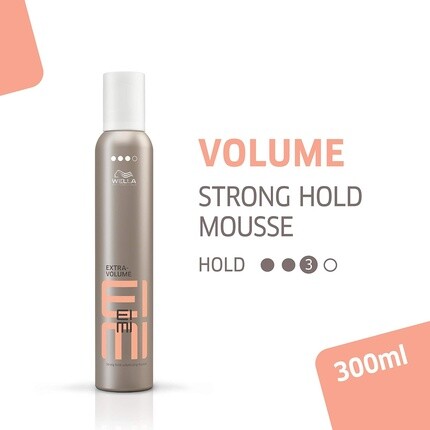 Wella Professionals Extra Volume Strong Hold Термозащита Профессиональный мусс для укладки волос 300 мл Eimi — фото 2