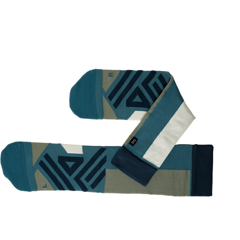 

Высокие носки On, цвет storm | moss