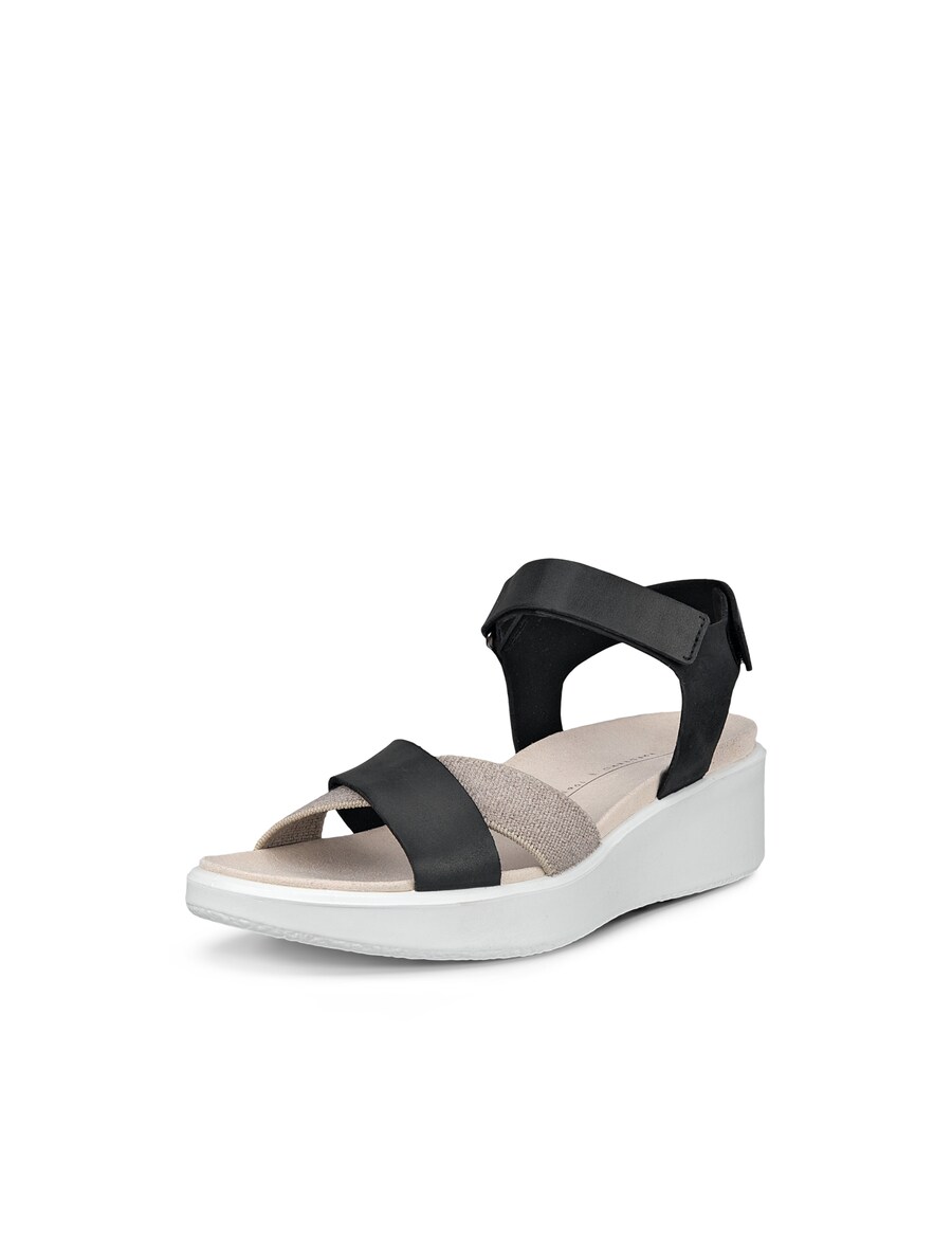 Сандалии с ремешками ECCO FLOWT WEDGE LX, черный