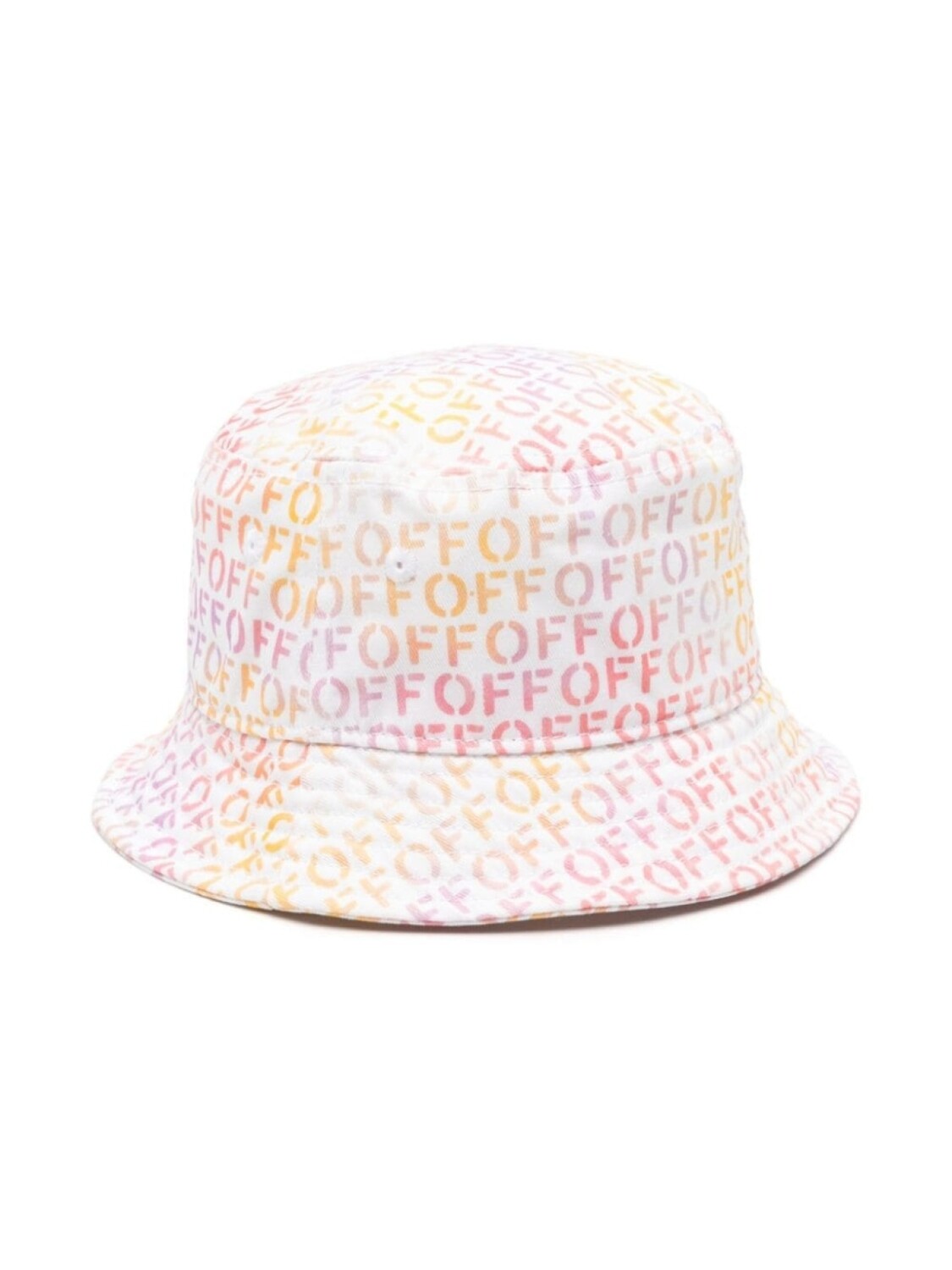 

Off-White Kids панама с логотипом, белый