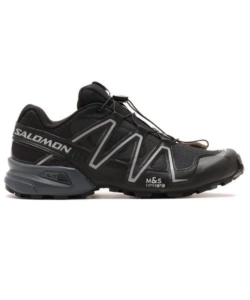Кроссовки для активного отдыха с отражающими деталями SALOMON SPEEDCROSS 3 NIGHT черные — фото 4