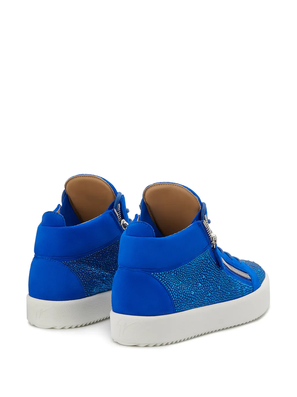Высокие кеды Kriss Giuseppe Zanotti, синий — фото 3