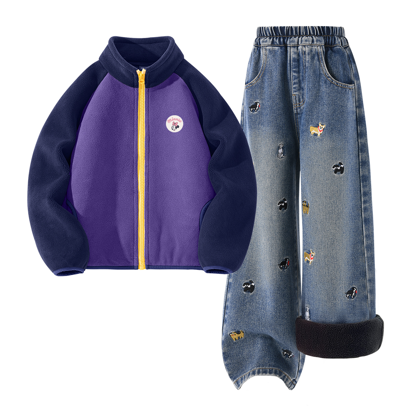 

Детская повседневная спортивная одежда Disney, фиолетовый