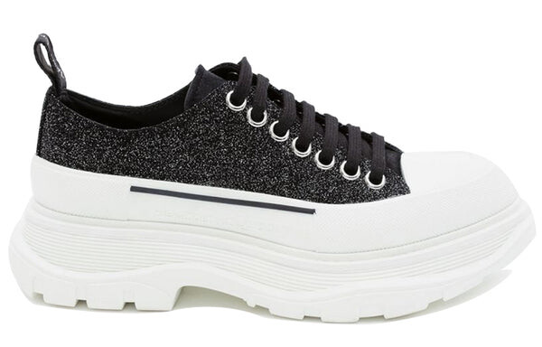Кроссовки tread slick lace up low 'galaxy black' Alexander Mcqueen, черный — фото 2