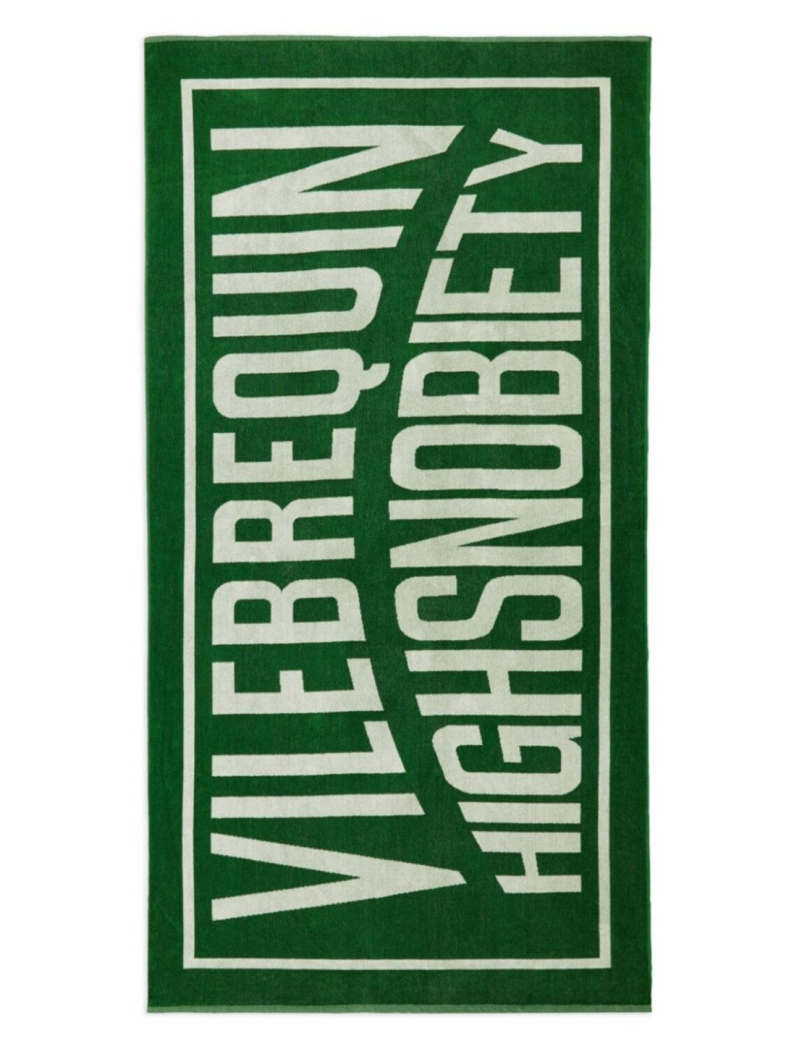 

Пляжное полотенце из хлопка Vilebrequin x Highsnobiety, зеленый