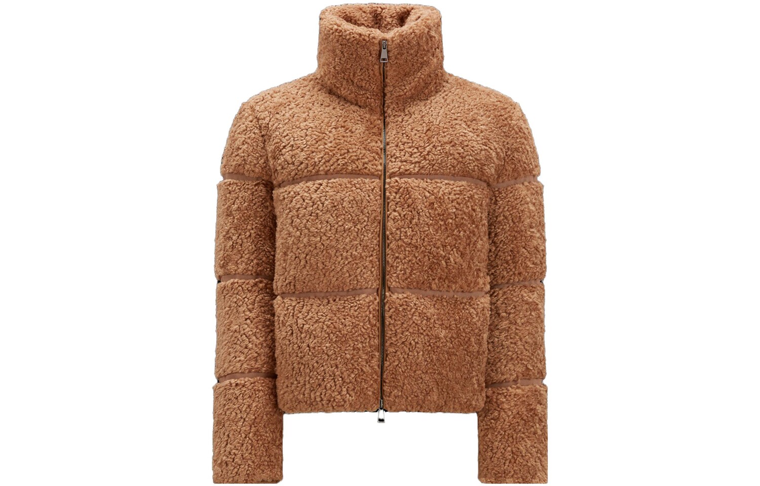 

Пуховик женский светло-коричневый Moncler