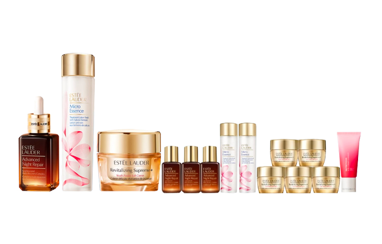 

Yashilandai сыворотка в маленькой коричневой бутылочке набор для ухода за кожей с вишневой водой ESTEE LAUDER, Small коричневый Bottle Essence Sakura Water Skin Care Set