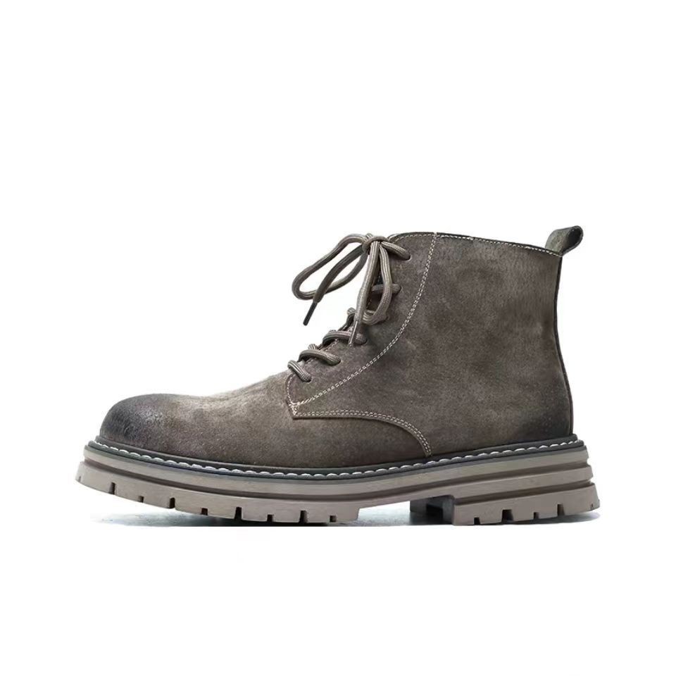 

Rummaden ботинки Martin до щиколотки Unisex LUNMADENG, серый fleece-lined