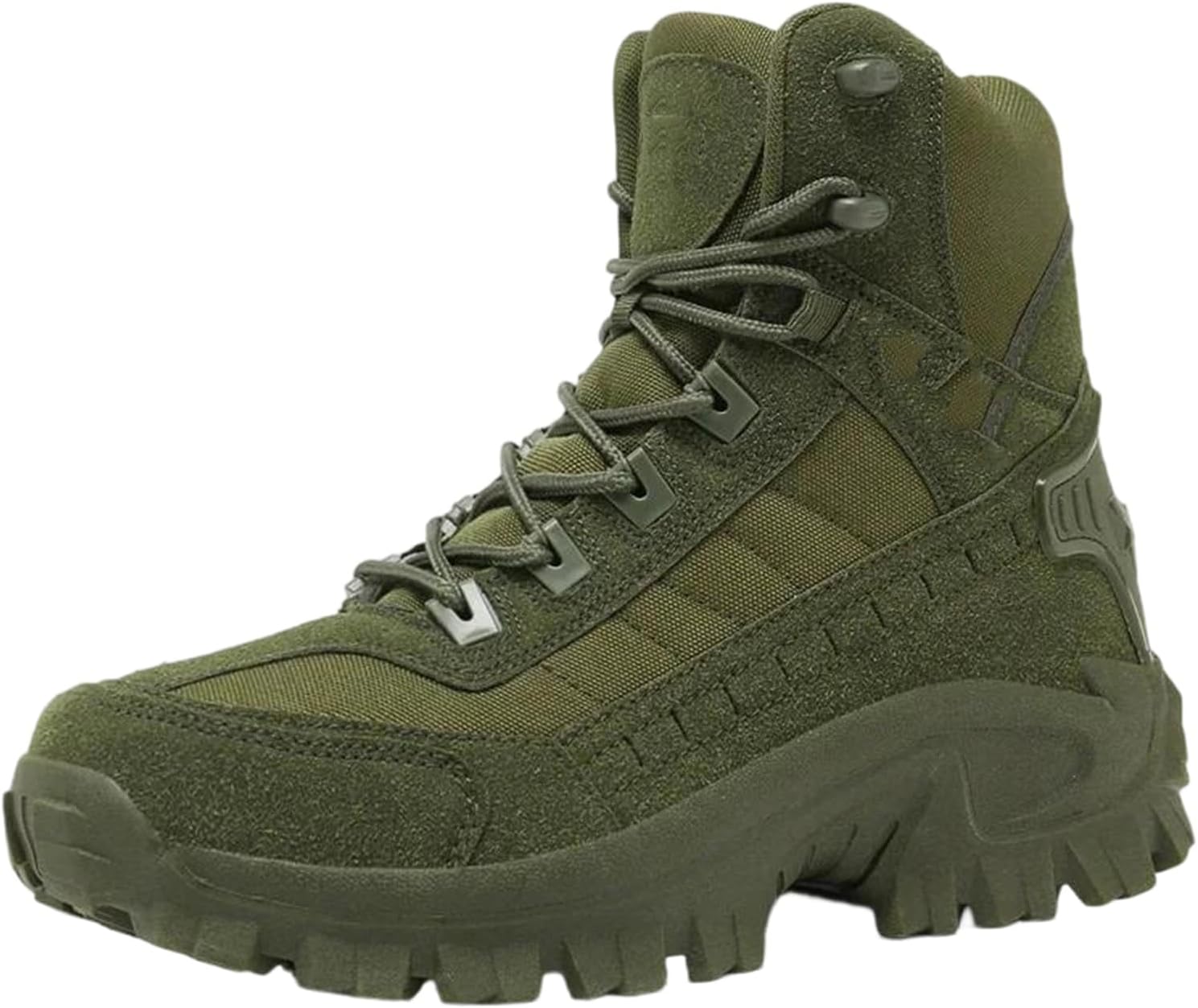 

Мужские водонепроницаемые ботинки Alloaone с запрессовкой, средней длины, британского стиля, из искусственной кожи, с высоким голенищем для работы на открытом воздухе и походов, En8