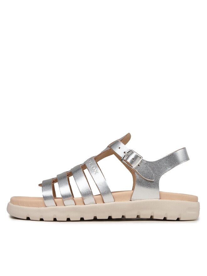 Сандалии Geox J Sandal Soleima Gir J35GSB000CFC1007 D farben, серебро — фото 2