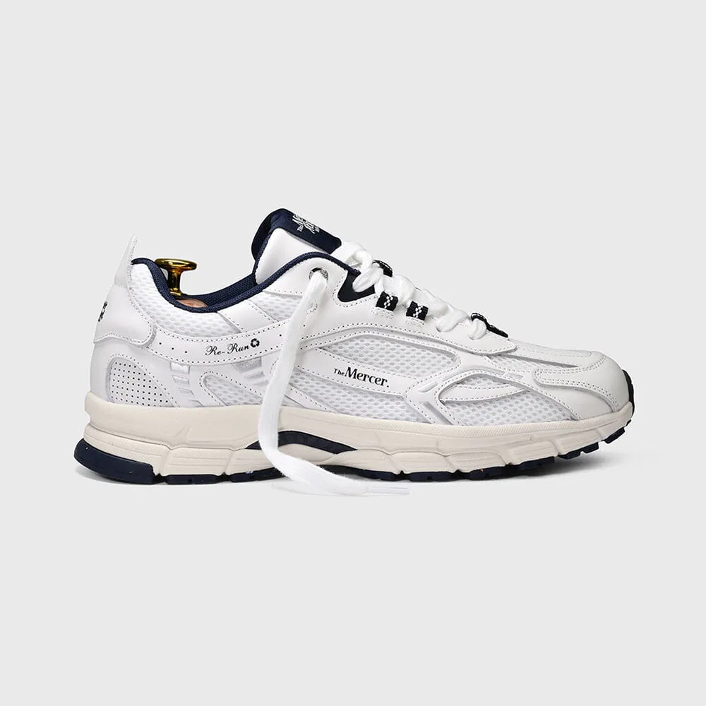 Мужские белые кроссовки The Mercer Brand The Re-Run Nappa