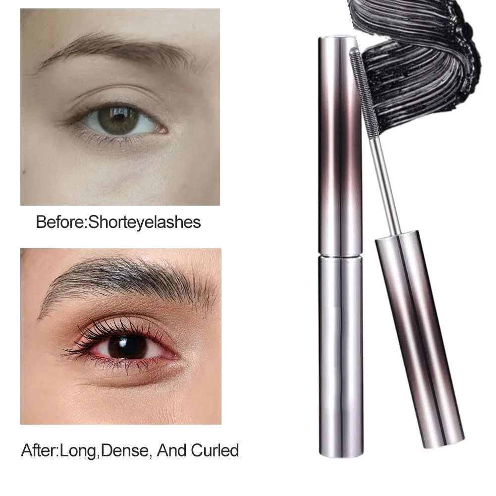 Набор из 2 водостойких тушей для ресниц 3D Metal Mascara Lutateo, Black 2Pc — фото 3