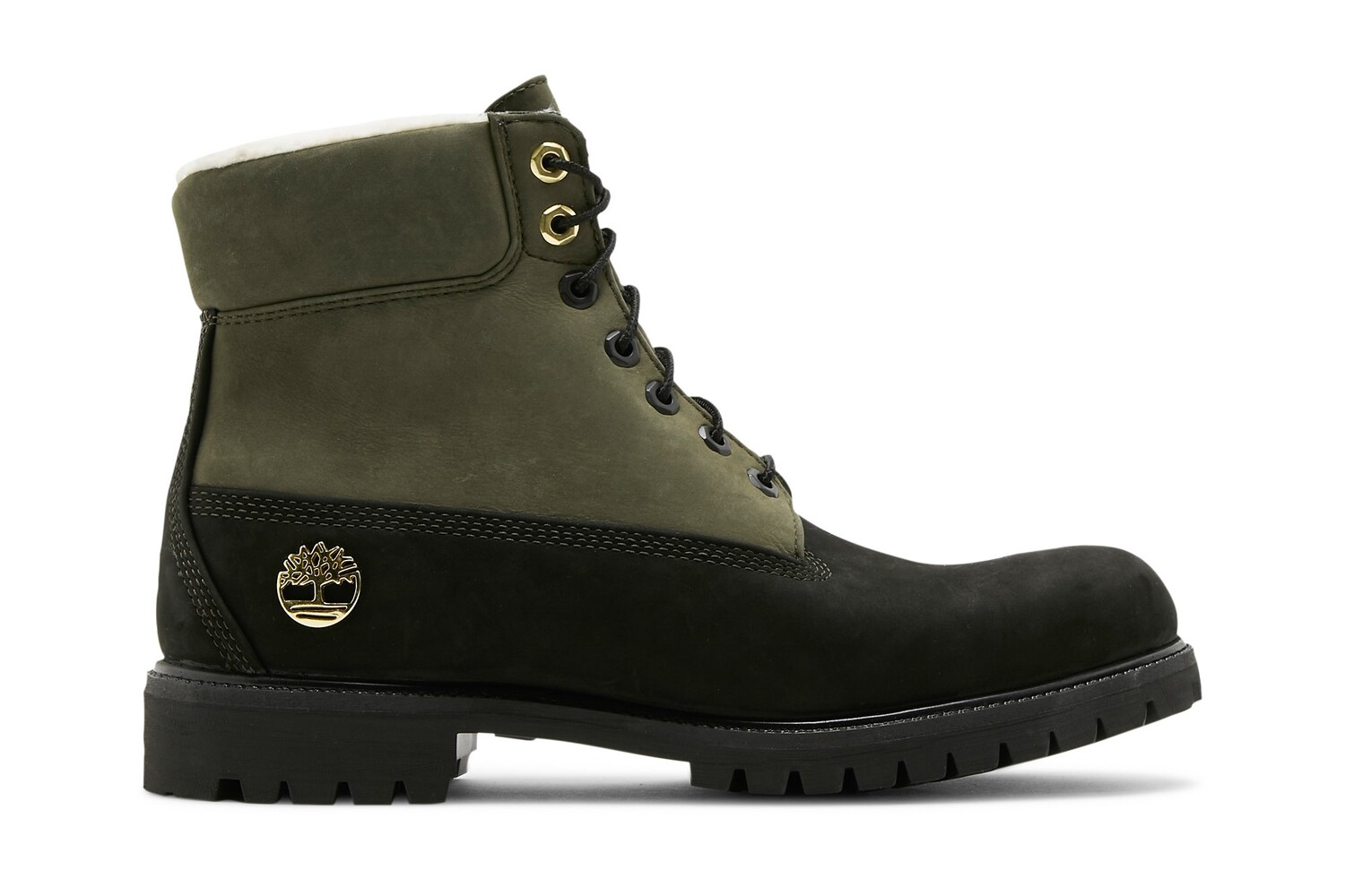Ботинки водонепроницаемые Timberland 6 Inch с флисовой подкладкой, зеленый