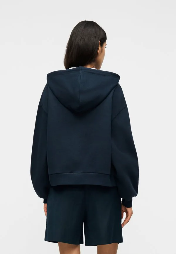 Свободная толстовка с капюшоном на молнии terry Tommy Hilfiger, Dark Night Navy — фото 3