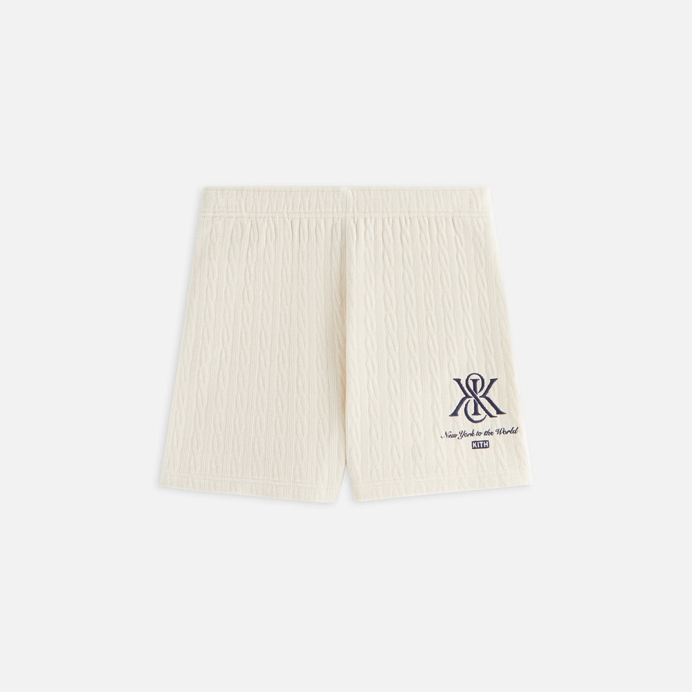 

Шорты Kith Women Rayne Crest Chenille Short, цвет Waffle