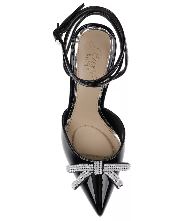 Вечерние туфли-лодочки Kynlee Jewel Badgley Mischka, черный — фото 4
