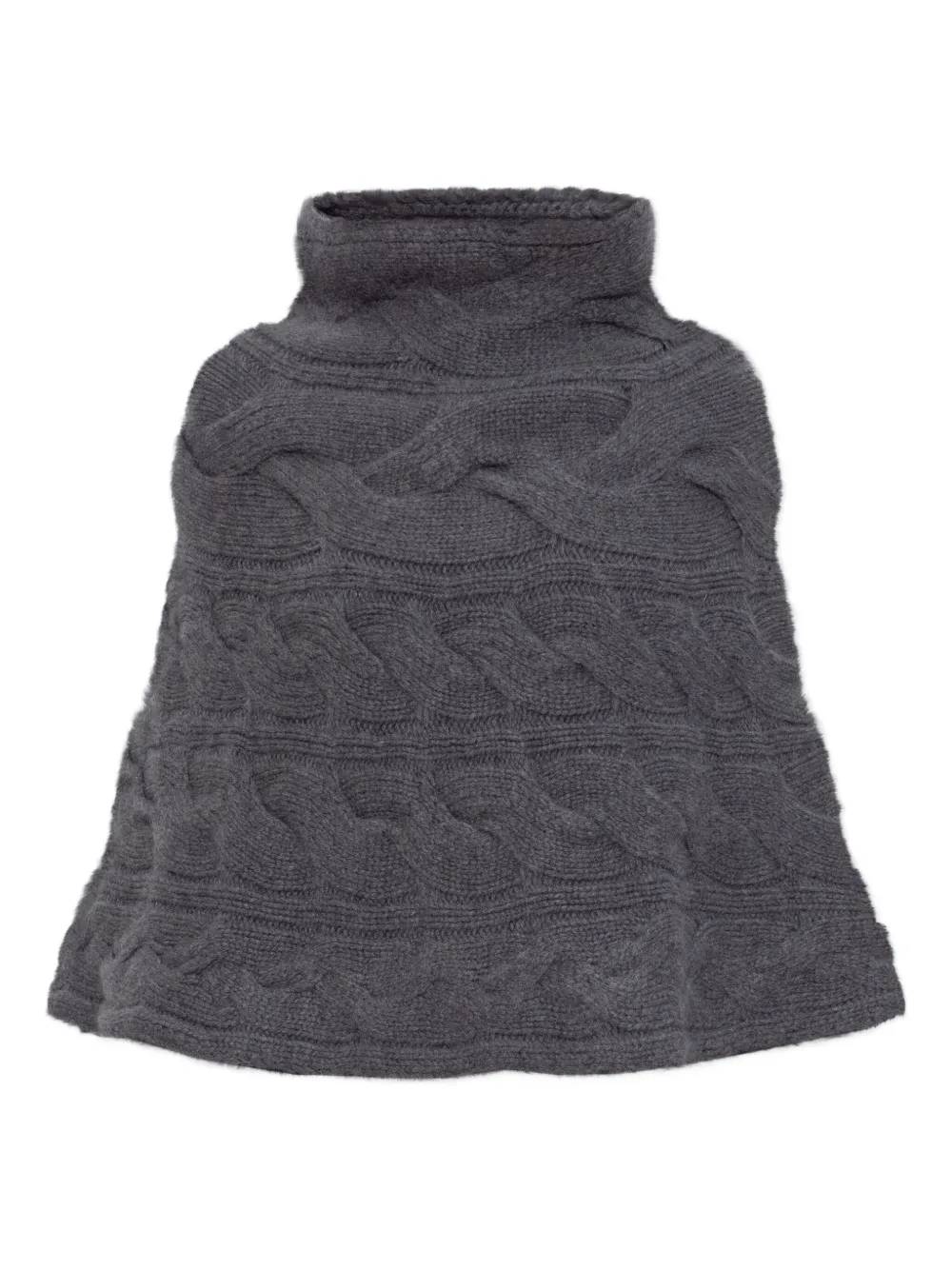 

Вязаный свитер с воротником-гольф Lisa Yang, серый