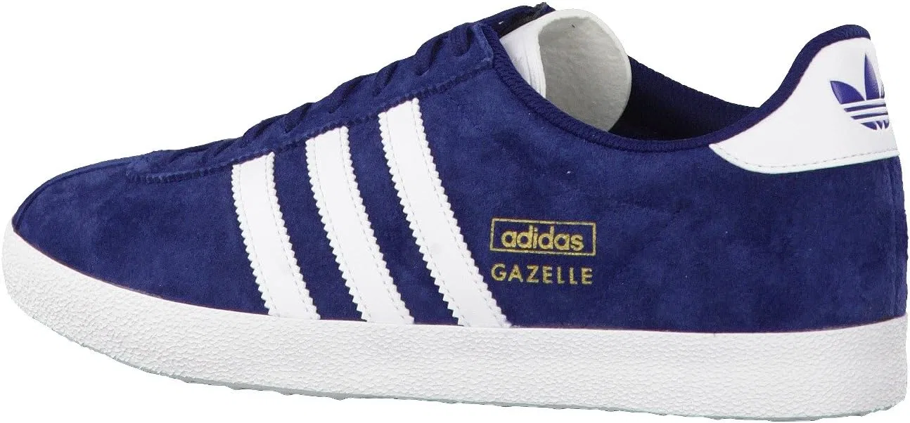 Мужские кроссовки Adidas Gazelle OG, белый/синий/золотой — фото 3