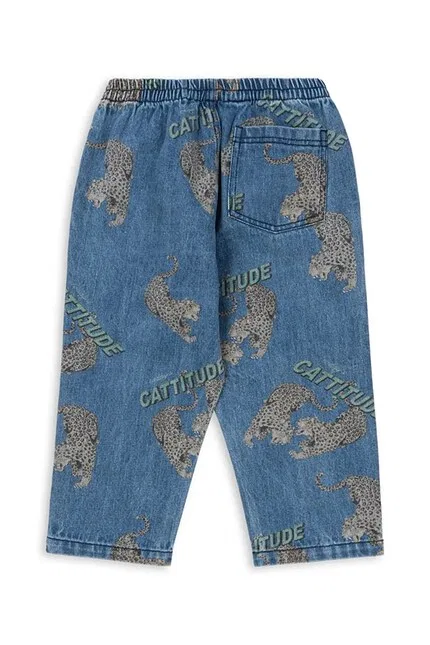 Джинсы из комфортного денима MAGOT PANTS Konges Sløjd, синий — фото 2