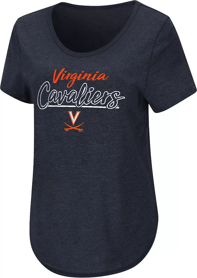 

Женская синяя промо-футболка Colosseum Virginia Cavaliers