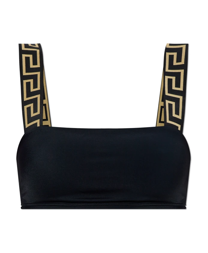 

Верх бикини Versace, черный