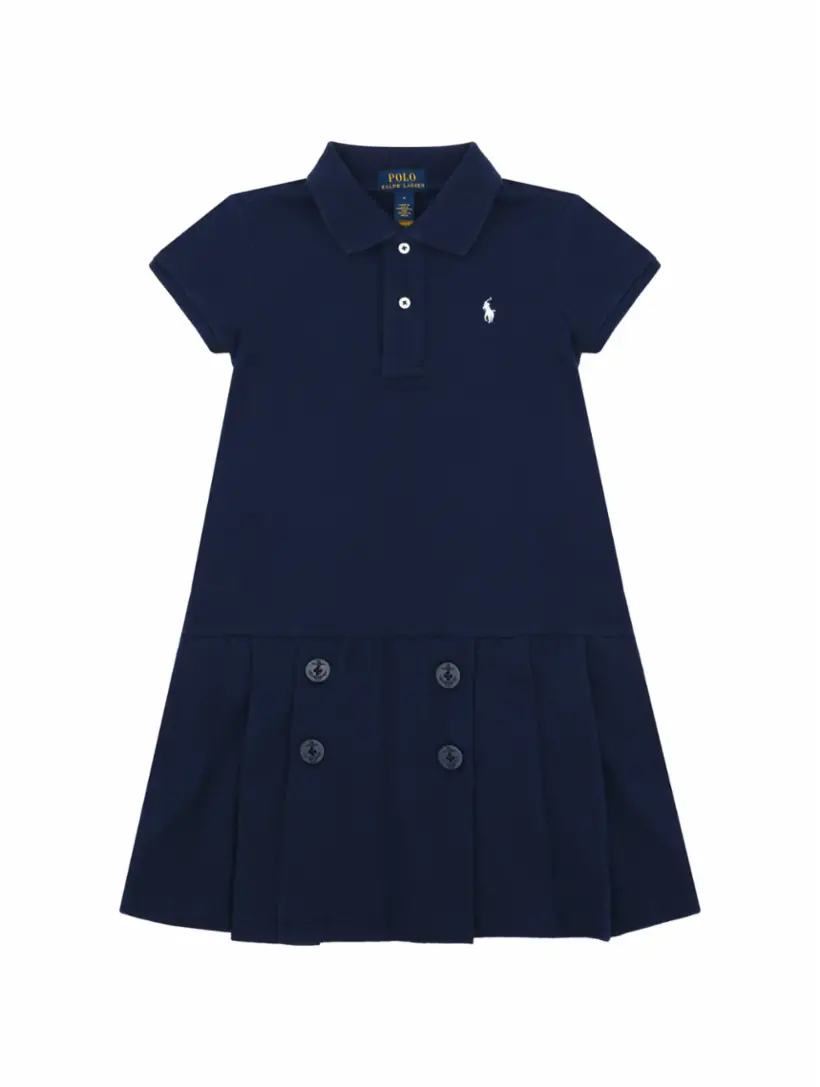 

Платье-поло с логотипом Ralph Lauren, тёмно-синий