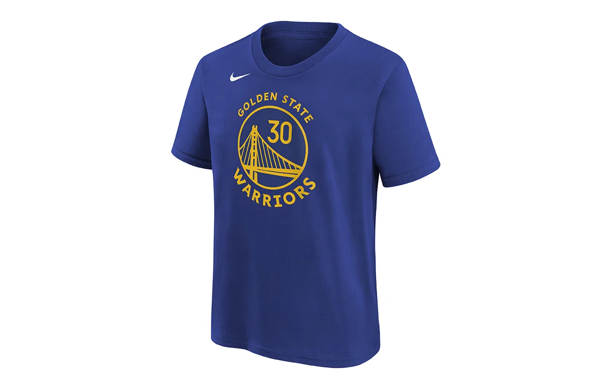 Футболка X NBA Grade School с круглым вырезом Nike, Warriors Curry
