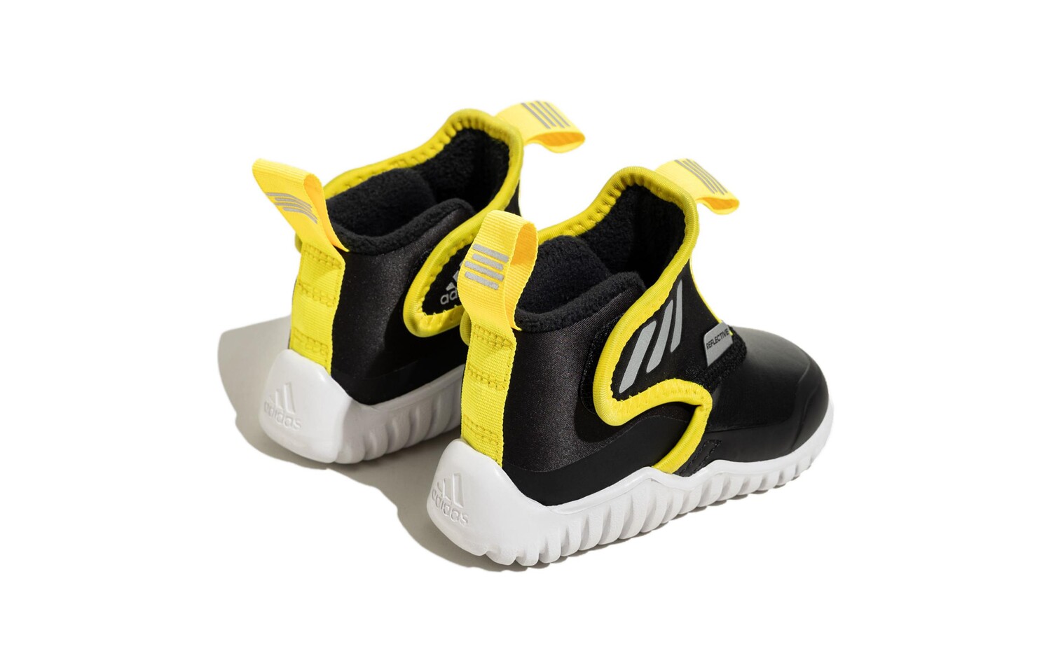 Кроссовки adidas Rapidazen I Toddler Shoes TD High-top Black/yellow — фото 4