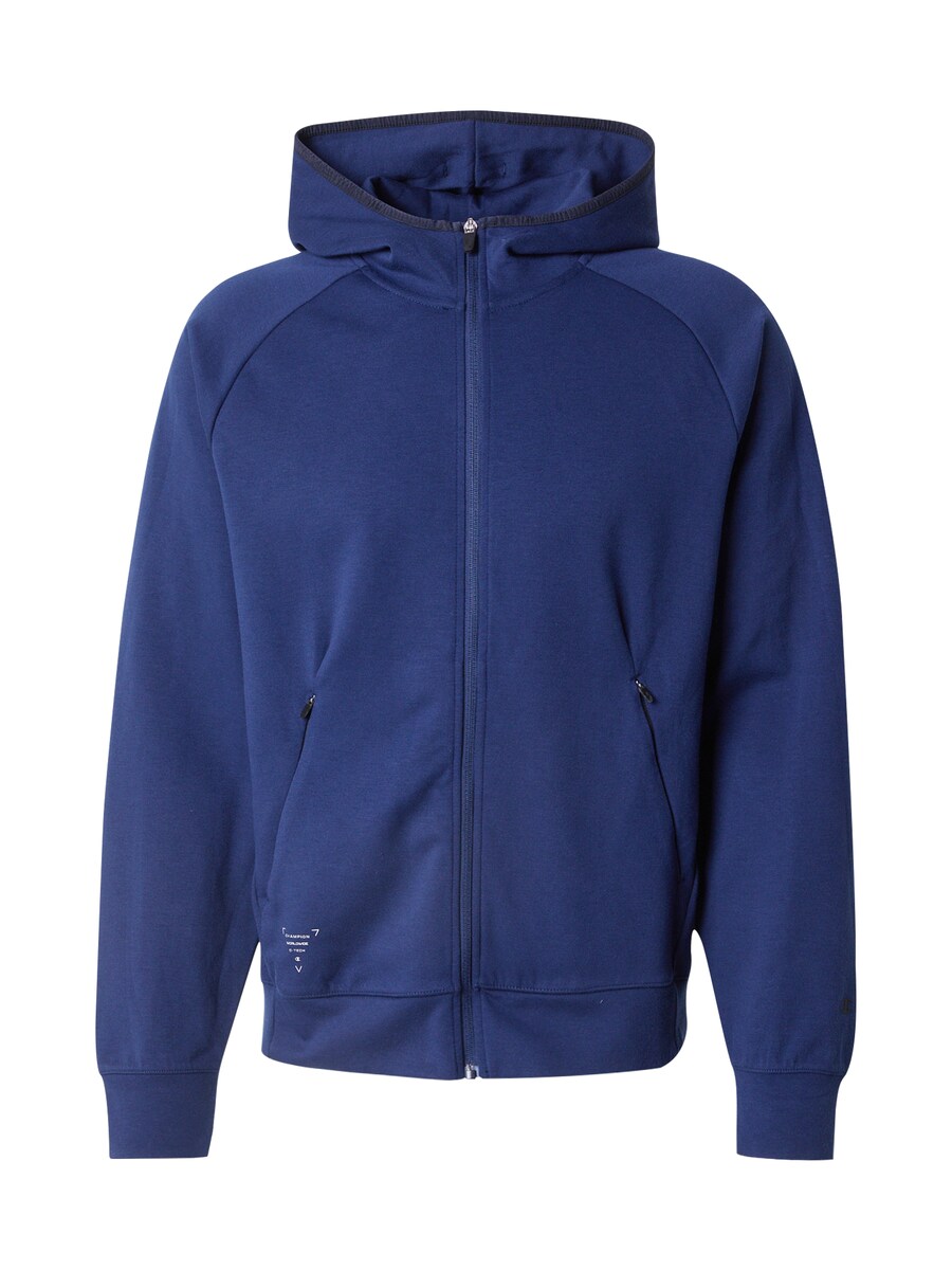 

Толстовка с капюшоном на молнии Champion Authentic Athletic Apparel, темно-синий