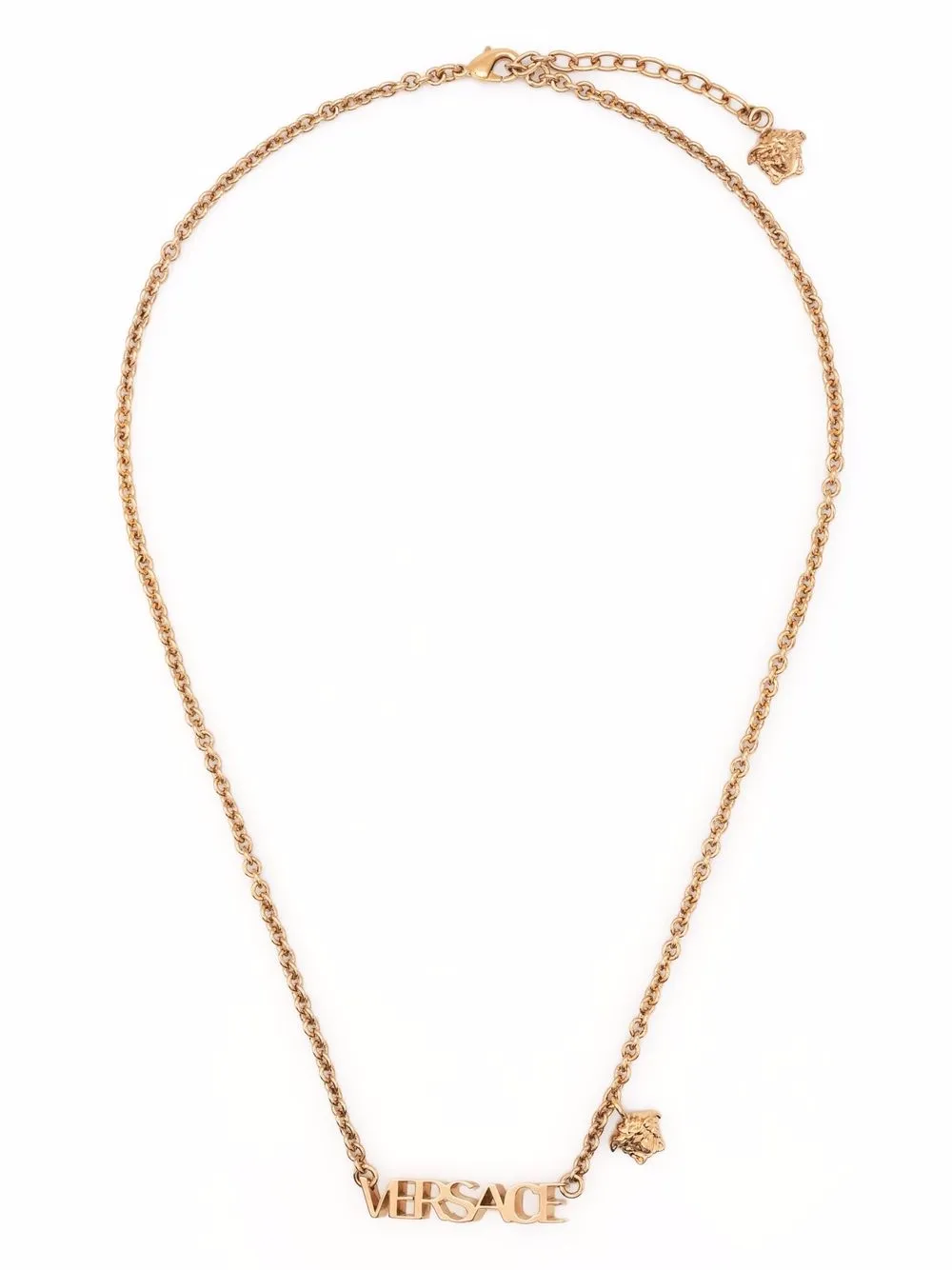 

Колье с логотипом VERSACE, золотой