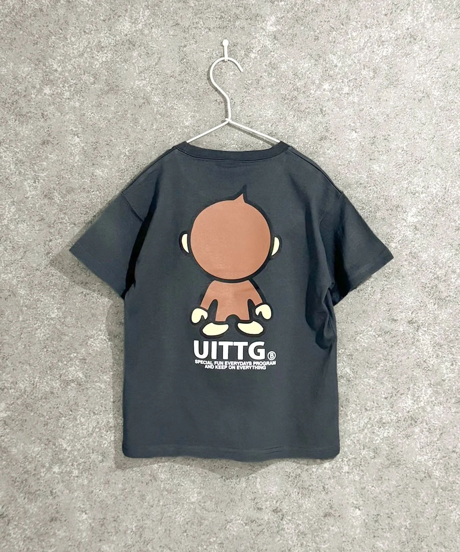Детская футболка с мультидизайном Anchor Smith UITTG BABY серая