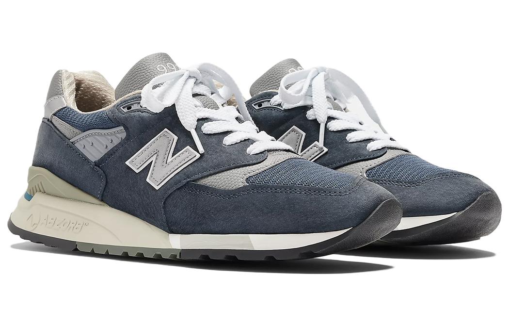 998 MiUSA Navy Grey New Balance, Marine Blue — фото 2