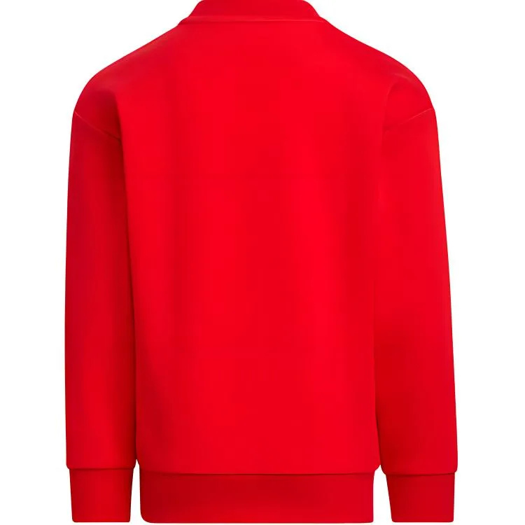 Свитшот светло-алый для детей 3-7 лет Adidas, Light Scarlet — фото 4