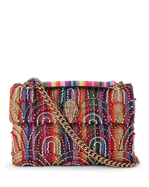 

Мягкая сумка через плечо Kensington среднего размера Kurt Geiger London, мультиколор