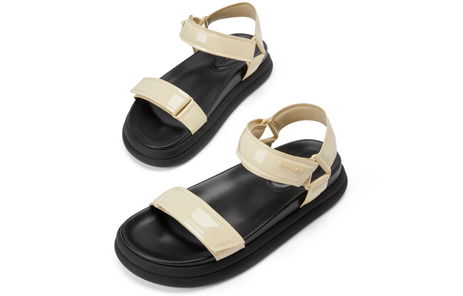Charles&Keith CHARLES & KEITH Босоножки для женщин, Желтый — фото 3