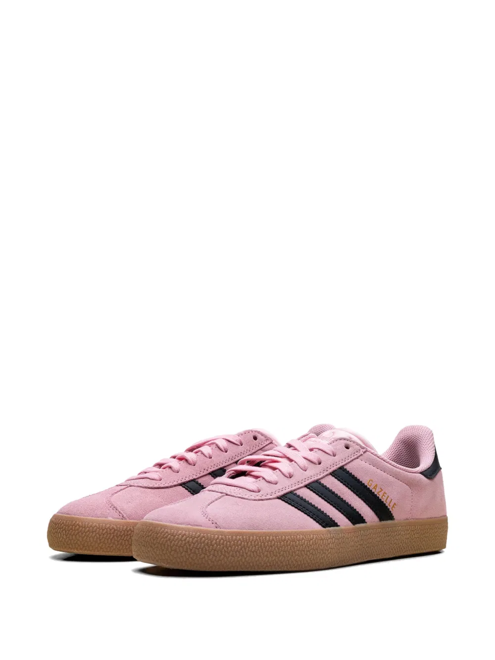 Кроссовки Gazelle adv в полоску Adidas, розовый — фото 4